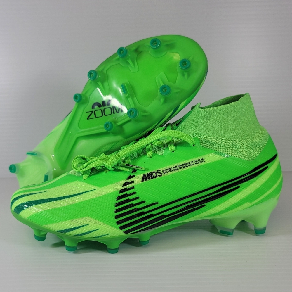 Mens 5.5 / Womens 7 Nike Zom Superfly 9 MDS Elite AG-PRO Green Soccer Cleats New